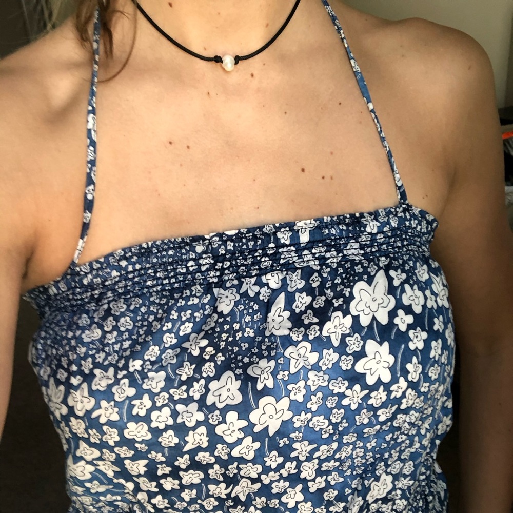 Hollister Blue Romper Size Small